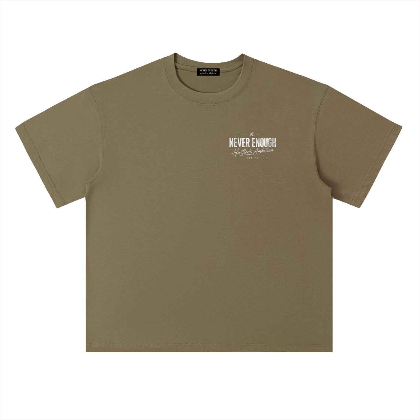 Heavyweight Drop Shoulder Cotton T-Shirt