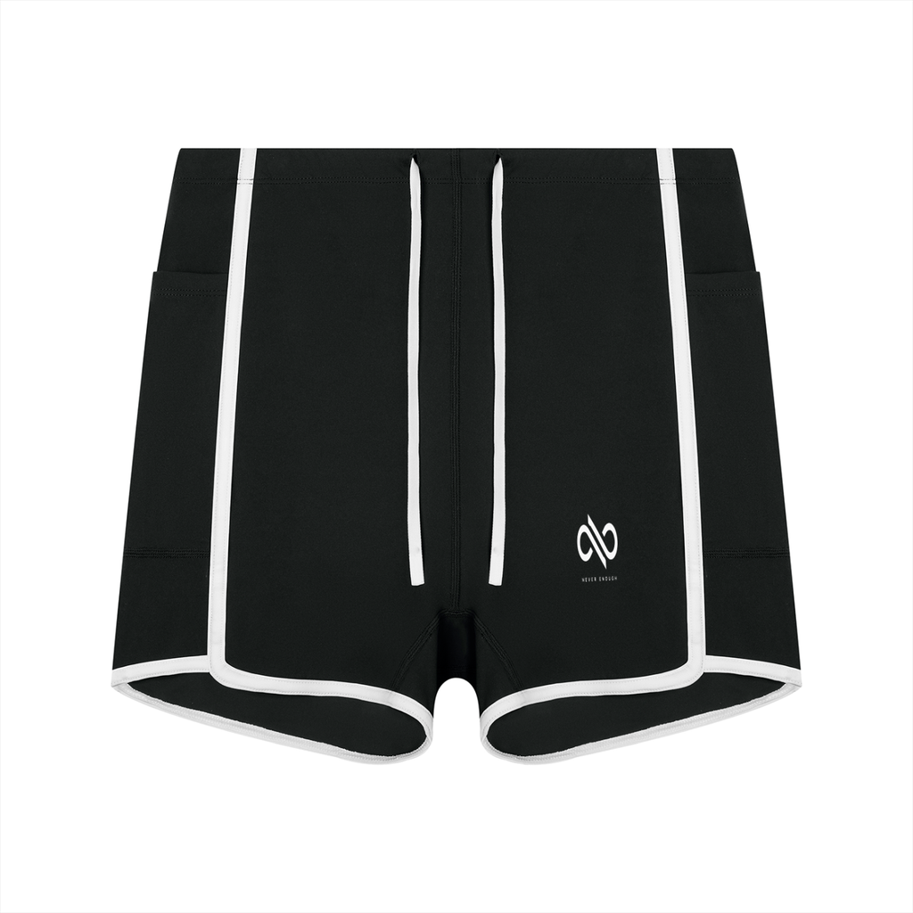 Women's High Rise Color Block Yoga Shorts