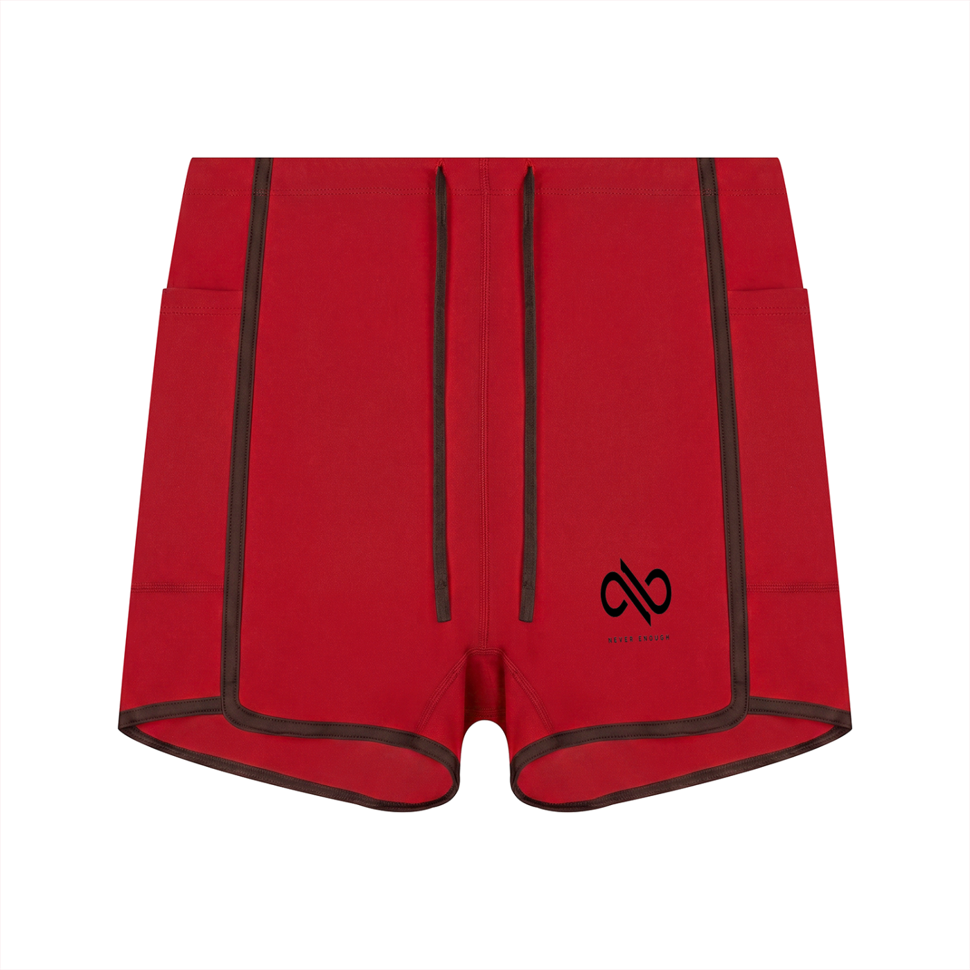 Women's High Rise Color Block Yoga Shorts