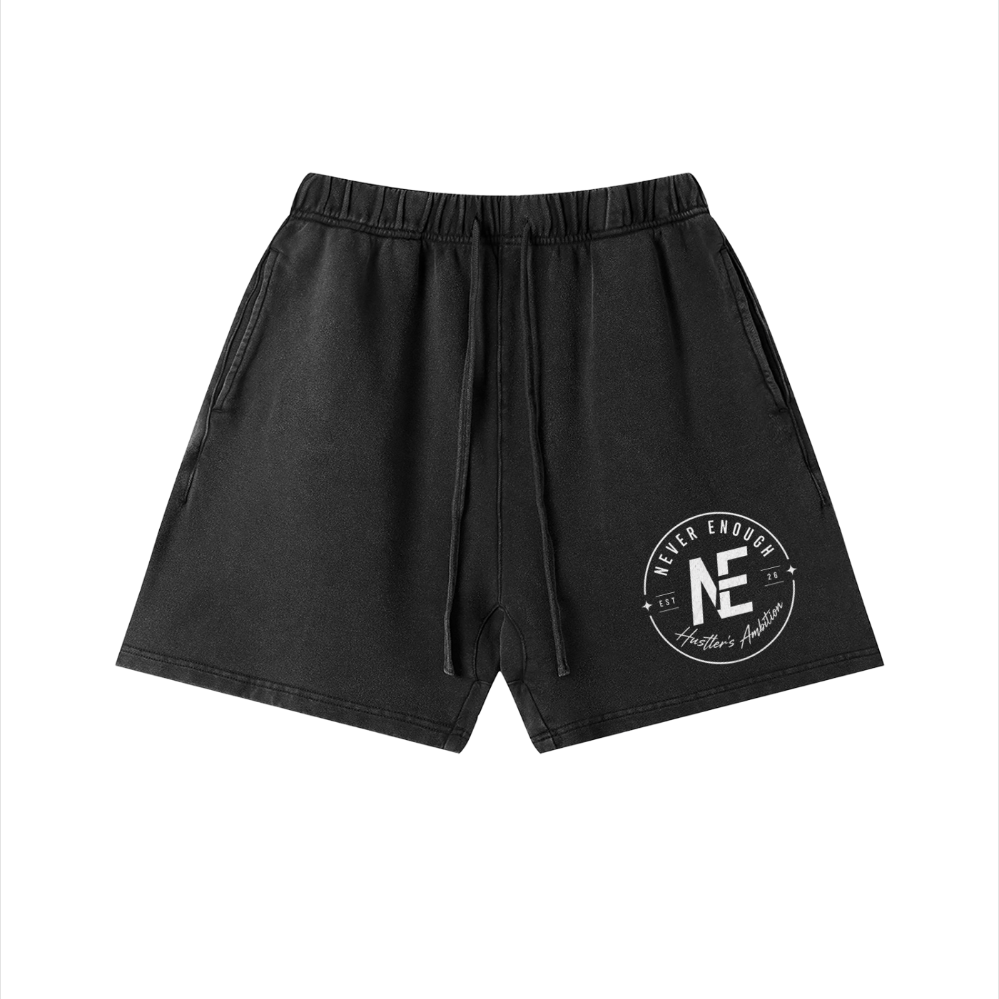 Unisex Vintage Wash Cotton Shorts