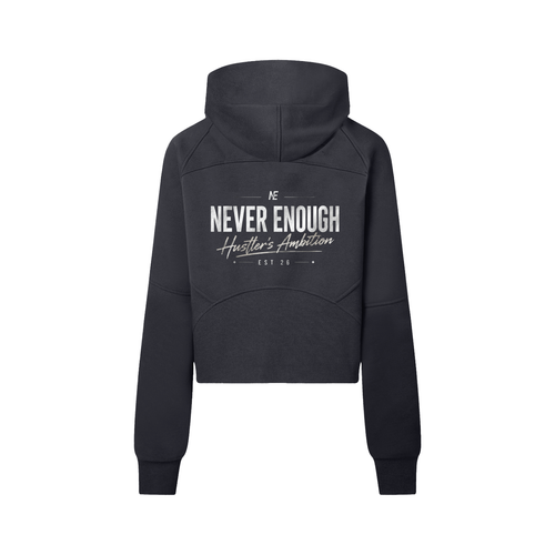 Cropped Half-Zip Hoodie