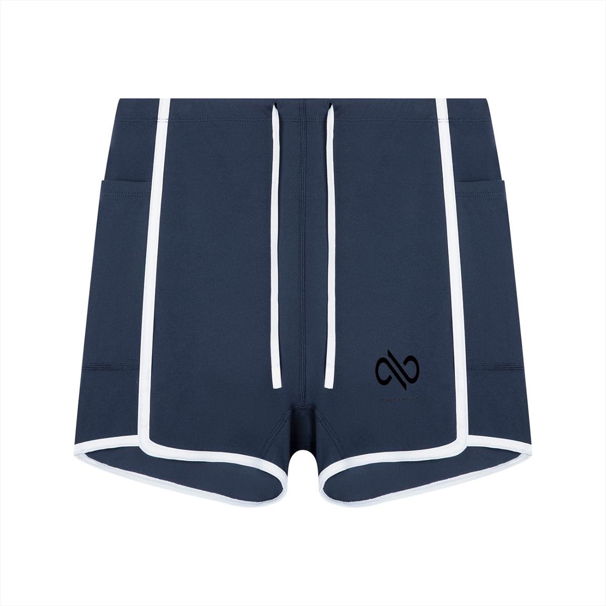 Women's High Rise Color Block Yoga Shorts
